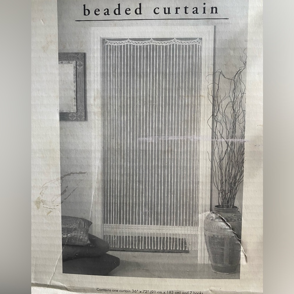 Pier 1 Bamboo Curtain, new